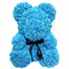 25 cm rose bear simulation flower creative gift soap rose teddy bear birthday gift hug bear T8G018256v