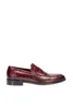 Perle Echtes Leder Burgund Herren Loafer 120130003438