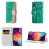 Luxus -Leder -Brieftaschenhüllen für Samsung Galaxy S22 Ultra Plus A13 5G A42 A22 4G 5G Bling Diamond Sparkle Glitz