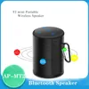 Mini T2 Bluetooth -högtalare Waterproof Portable Outdoor Wireless Speaker Mini Column Soundbox Stereo Bass Music Player med FM TF