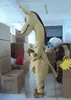 2019 hot koop gele giraffe mascotte kostuum cartoon karakter kostuum gratis verzending