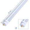 8 Foot Led Lights, F96T12 8ft Led Bulbs Fluorescent Replacement, T8 T10 T12 96" 45Watt FA8 Single Pin LED Shop Lights