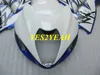 Injectie Keuken Body Kit voor Suzuki Hayabusa GSXR1300 96 99 00 07 GSXR 1300 1996 2000 2007 Blue White Backings Carrosserie + Geschenken SG38