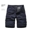 Mens Cargo Shorts 2020 Gloednieuwe Leger Shorts Zomer Mannen Katoen Losse Werk Casual Mile Pocket Korte Broek