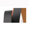 أحزمة مصمم حزام HBP للرجال حزام ثعبان فاخر جلد أسود الأعمال النساء كبير مشبك الذهب مع مربع