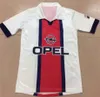 1998 1999 Retro soccer Jerseys WORNS SIMONE OKOCHA LEROY AVELAINE ADAILTON 98 99 HOME bleu RAI classique Vintage parises Maillots camiseta Camisa de futebol