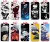 Tempererat glasfodral mjuk stötfångare hårt funna fodral för iPhone 11 Pro xs max 7 8 plus 6 6s plus 5s 5 Back Cover Print Naruto Kakashi P3014856