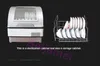 Beijamei Dish Wasser Huishouden Volautomatische Intelligente Desinfectie Sterilisatie Drogen Kleine Desktop Machine Vrij van de installatie