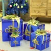 Gift Wrap Christmas Box Stora nuvarande omslagslådor Ribbon Handtag Big Boxes1