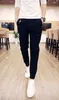 Fashion-Hot Selling 2017 Spring Autumn Mens Joggers Calças Casual Calças Masculinas Masculinas Sólidas Amarradas no Tornozelo (Tamanho Asiático)