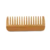 MOQ 50pcs Customize LOGO Premium Bamboo Hair Beard Combs Anti Statics Comb for Men & Women