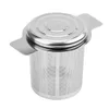 Mit 2 Griffen Tea Infusers Korb wiederverwendbares feines Mesh Teesieb Deckel Tee und Kaffeefilter Edelstahl 7831979