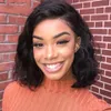 Lace Front Human Hair Wigs for Black Women Malaysian Natural Wave Short Bob Wig With Baby Hair