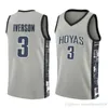 Allen 3 Iverson Dwyane 3 Wade Jersey Len 34 Bias رجالي جامعة المدرسة الثانوية قمصان كرة السلة التطريز الشعارات S-XXL