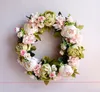 Bröllopsdörrkrans Artifical Florals Peony Spring Summer Christmas Wreathes Decorations For Home Peonies Farmhouse Decor5962779