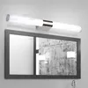 Minimalistische LED-Wandleuchte, Acryl-Edelstahl-Spiegellampe, Hotel, Restaurant, Badezimmer, Garderobe, Ankleidezimmer, Waschtischleuchte