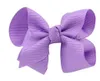 100 st koreanska 3 tum Grosgrain Ribbon Hairbows Baby Girl Accessories With Clip Boutique Hair Bows Hairpins Hair Ties A76