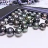 9-10mm AAA Rotondo Akoya Seawater Tahiti Pearl Oyster Colore nero per braccialetto fai da te Collana Anello Regalo di festa