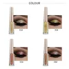 Diamond Pearlescent Liquid Eye Shadow Liner 12Color Shine Colorful Liquided Eyeshadow Shiny Eyeliner Set envío gratis 12