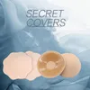 new Free DHL Breast pads anti-bump invisible bra breathable plum round chest wedding dress underwear anti-lighting nipple nipple paste cover