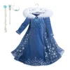 Frozen Princess Aisha Skirt Autumn Winter Clothing Children039s Dress Love Sand Queen Girl2577993