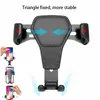 Universal Car Phone Holder Leather Gravity Car Bracket Air Vent Stand Mount For iPhone 8 XS XR Samsung Support Telephone Voiture