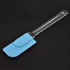 Silicone Cream Butter Cake Scraper Spatel Avtagbar Blandning Skrapa Cake Maker Bakning Köksverktyg Blandad Färg HHA1130