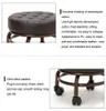 Pedicure Stool Beauty Salon Foot Bath Footstool Two Colors Optional Elitzia ET28499 Thick Foam Support Quality Wheels USA Stock