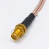 2 x TS9 Erkek Tak Splitter Kombine Pigtail Kablo RG316 için 20-50pcs 15cm 20cm Y Tipi SMA Kadın Freeshipping