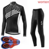 Liv 2018 Vrouwen Outdoor Sport Lente Zomer Fiets Fietsen lange Mouwen jersey bretelbroek sets 9D gel pad MTB Clothing231r