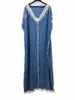 Verão Vestidos Muçulmanos Árabe Islamic Dubai Kaftan Abaya Médio Oriente Marroquino Kaftan Vestido Indonésia Turquia Femme Casual Robe