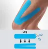 New Two Size Elastic Kinesiology Sports Tape Muscle Pain Care Therapeutic Gym Fitness Tennis Running Knee Muscle Protector Scissor