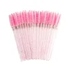 Nieuwe make -upborstel Glanzende wimperborstel Disposable wenkbrauwborstels mascara Wands Applicator Lash Curling Comb Reprafting Beauty Makeup 9717818