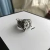 925 Sterling Silver Anneaux 3D Tiger Head Unique Animal Luxury Designer G Ring For Men Women Biker Punk Jewelry Boyfriend Gift Heny6922834