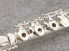 Professional Suzuki 17 buchi aperti flauto c flauto di alta qualità cupronickel Strumenti musicali placcati in argento con e key case296i