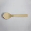 1000Pcs Disposable Wooden Spoon Mini Ice Cream Spoons Wood Dessert Scoop Western Wedding Party Tableware Kitchen Accessories Tool DBC BH2645