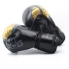 Alta calidad adultos mujeres/hombres guantes de boxeo cuero Muay Thai Boxe De Luva Mitts Sanda Equipments1