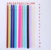 14Colors PP Plast Plast Haw Reusable Plast Dricka Straws Cocktail Lounge Bröllop Födelsedagsfest Bar Straw 20oz Car Cup Straws GGA3531-5