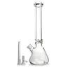 16 '' Glass Bongs 9mm bägare bong tjocka vattenledningar tjocka gasrör tungt stort enormt glas klart bäger vattenrör bäger bas bong tungt bägare vatten bong