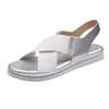 2020 vrouwen flats sandaal dame zomers sandalen vrouwelijk licht zacht glijbanen sandalen comfort lederen rasteirinha feminina feminina