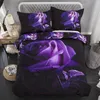 LOVINSUNSHINE Comforter Bedding Sets Bed Sheet Queen Bedding Set King Size Purple Rose Print 3d Quilt Cover AB886765953