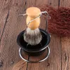 Meicoly Men Shave Kit Durable Beauty Design Bowl Mug Brush Soap Dish Stand Holder Portable Shaving Razor Beard Clean Shaver Set 3p2145686