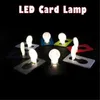 LED Card Lights Pocket Novelty Light Mini Bulb Shape Credit Card Lamp Wallet Size New Design Camping Hiking Outdoor DIY