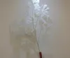 Nouveau blanc accessoires de mariage route fleur scène fond décoration fleur blanc artificiel ginkgo biloba feuilles blanches SN2014
