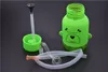 NEW Cartoon whale Plastic Oil Burner Bong Water Pipes with 10mm Male Thick Pyrex Glass Oil Burner Pipe Silicone Tube for Smoking 2PCS