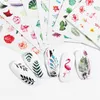 Zomer Kleurrijke Designs Nail Sticker Water Transfer Decals Sets Bloem Feather Nail Art Decor Schoonheid Tips