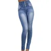 2019 Jeans da donna Autunno Plus Size Jeans casual da donna Pantaloni a vita alta Pantaloni slim elasticizzati per donna Party Club Abbigliamento donna