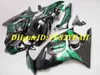 Custom Motorcycle Fairing Kit för Honda CBR600F3 97 98 CBR600 F3 1997 1998 ABS Top Green Black Fairings Set + Presenter HQ34