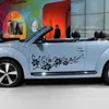 New 2PCS Racing fleur autocollant de voiture autocollant décoratif Creative corps