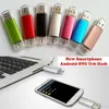 Real capacity 128GB OTG Dual Micro USB Flash Pen Thumb Drive Memory Stick for Phone PC